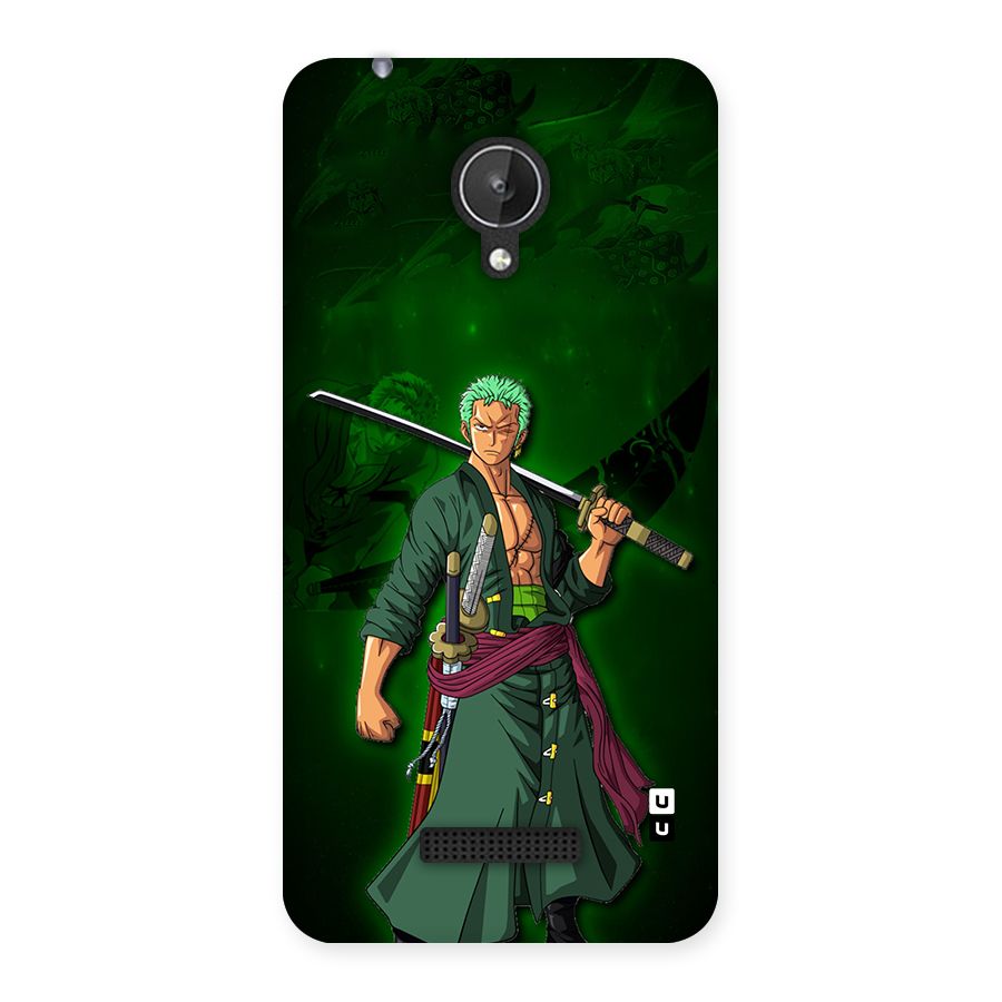Zoro Ready Back Case for Canvas Spark Q380