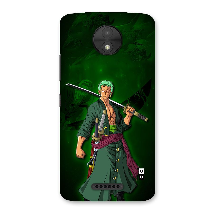 Zoro Ready Back Case for Moto C
