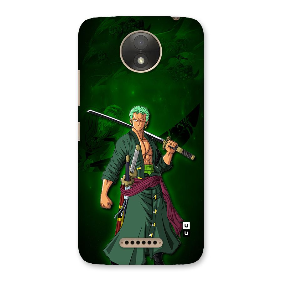 Zoro Ready Back Case for Moto C Plus
