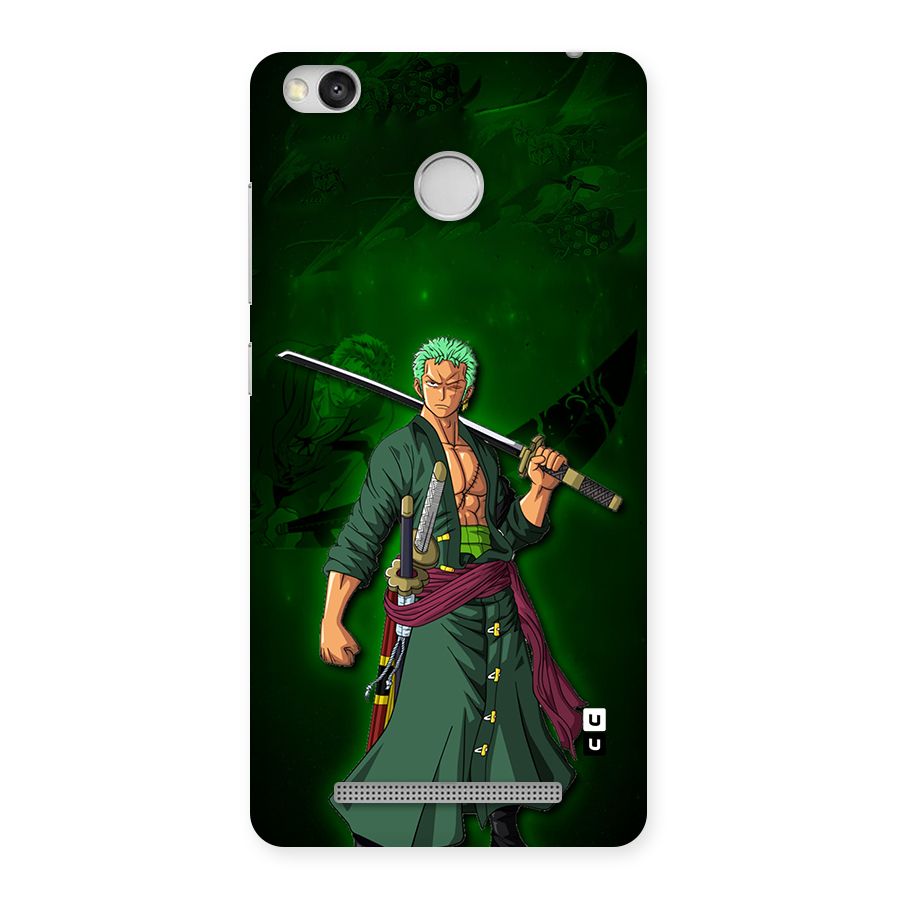 Zoro Ready Back Case for Redmi 3S Prime