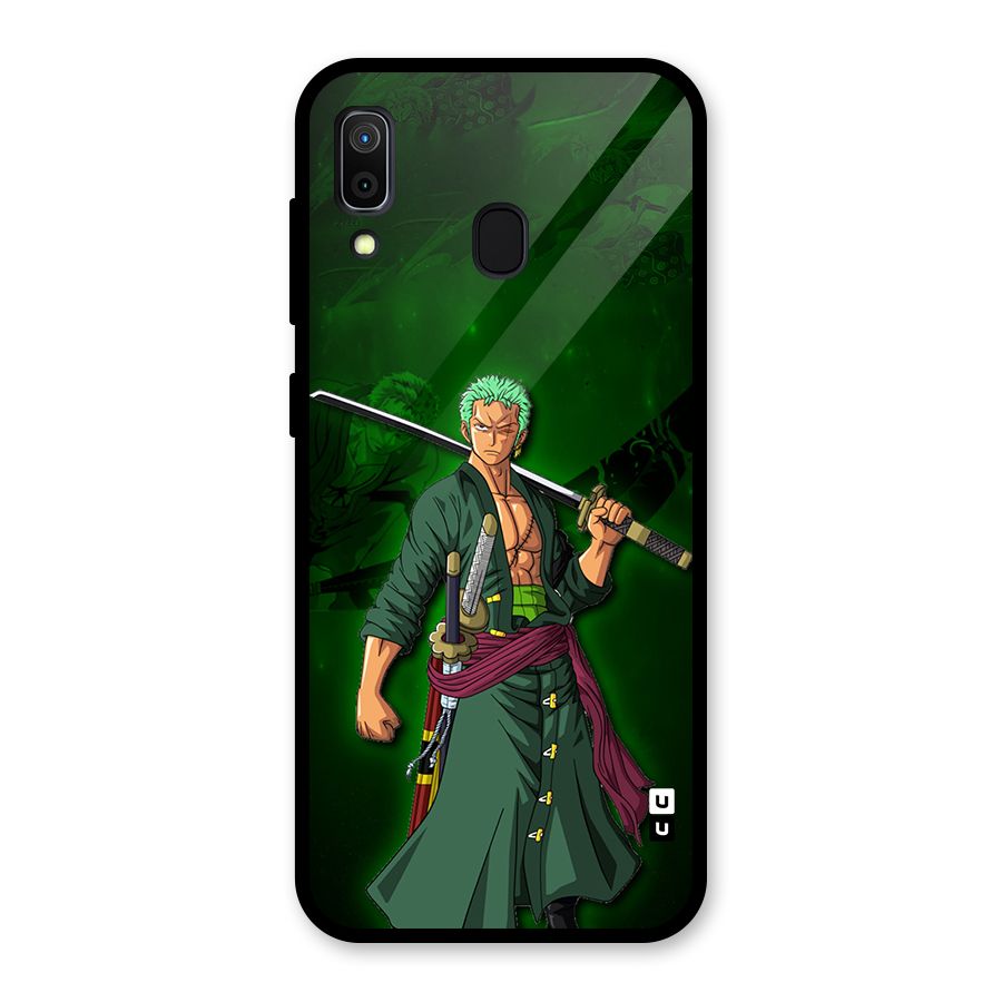 Zoro Ready Glass Back Case for Galaxy A30