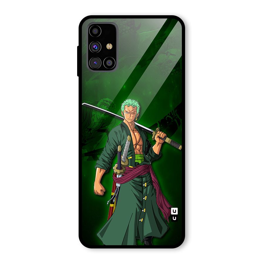 Zoro Ready Glass Back Case for Galaxy M31s
