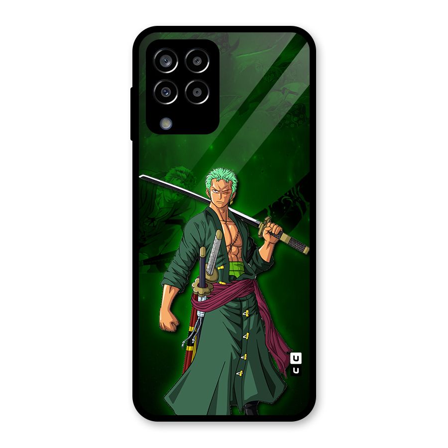 Zoro Ready Glass Back Case for Galaxy M33
