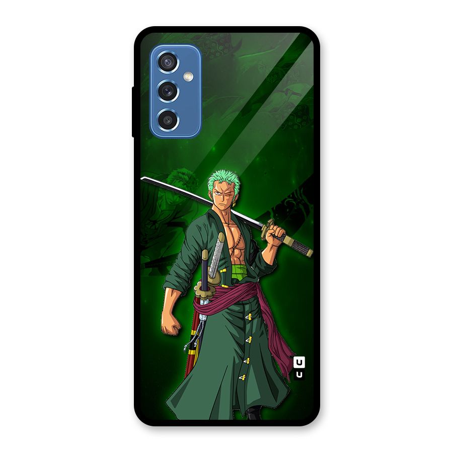 Zoro Ready Glass Back Case for Galaxy M52 5G