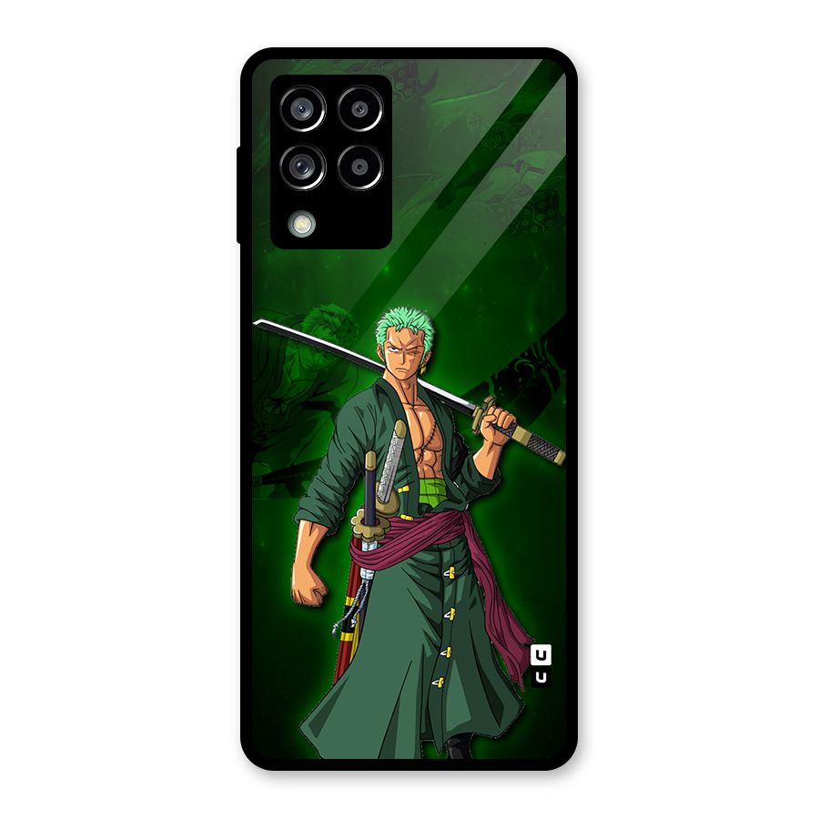 Zoro Ready Glass Back Case for Galaxy M53 5G