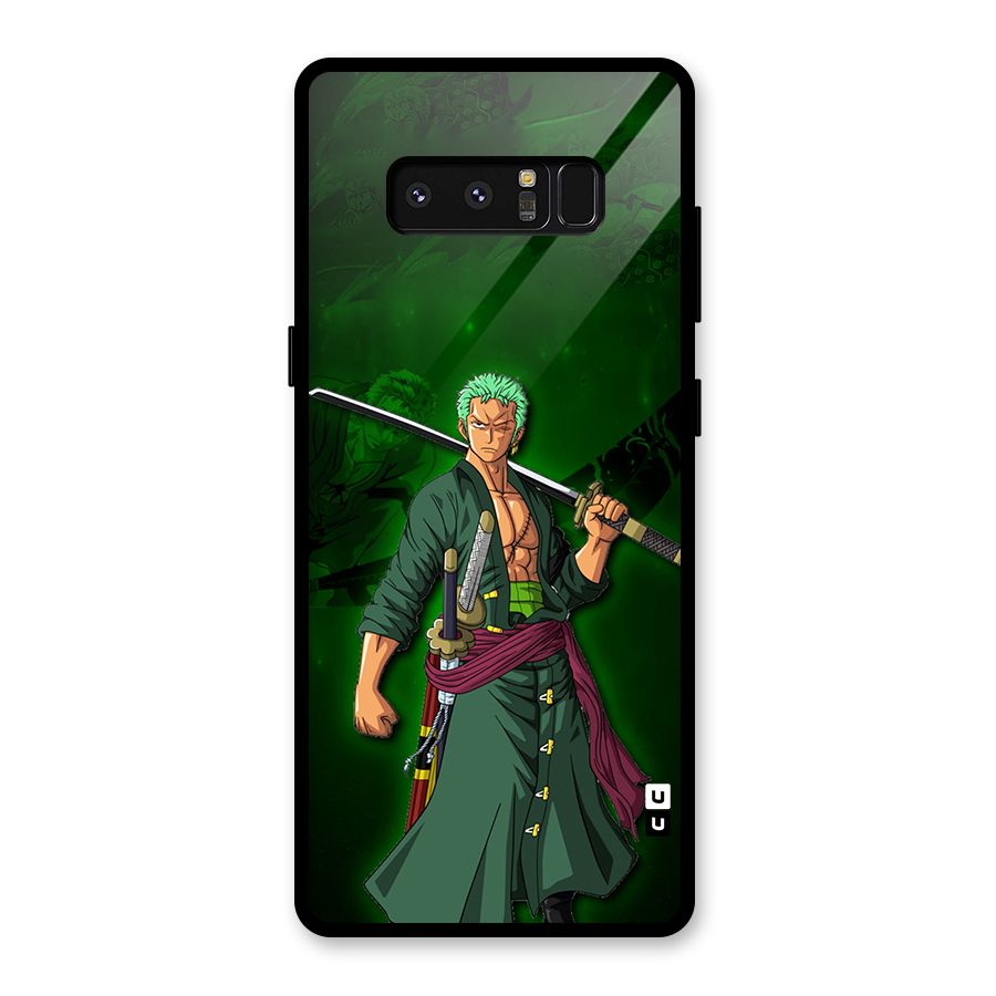 Zoro Ready Glass Back Case for Galaxy Note 8