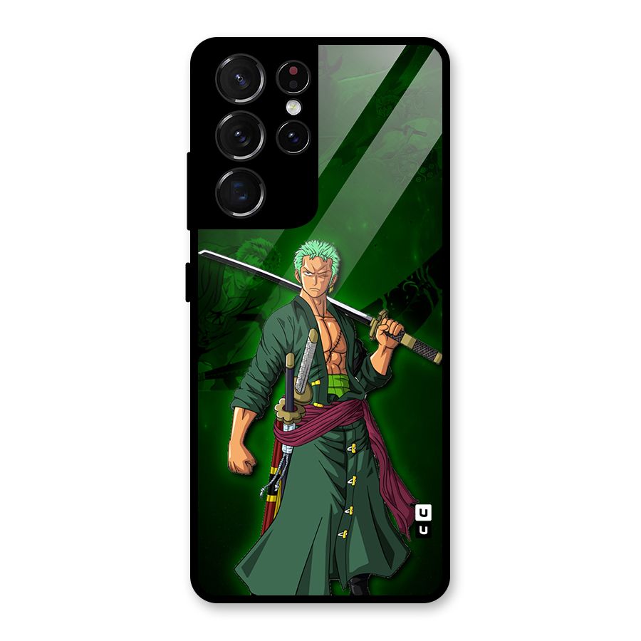 Zoro Ready Glass Back Case for Galaxy S21 Ultra 5G