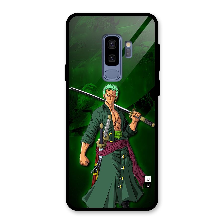 Zoro Ready Glass Back Case for Galaxy S9 Plus