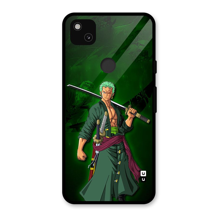 Zoro Ready Glass Back Case for Google Pixel 4a
