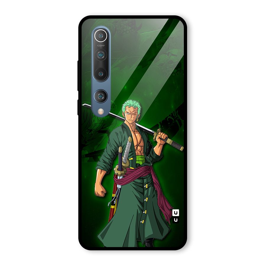Zoro Ready Glass Back Case for Mi 10