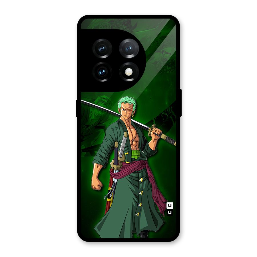 Zoro Ready Glass Back Case for OnePlus 11