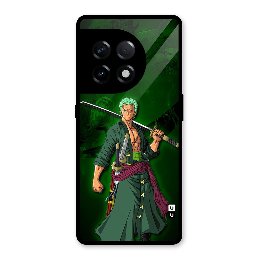 Zoro Ready Glass Back Case for OnePlus 11R