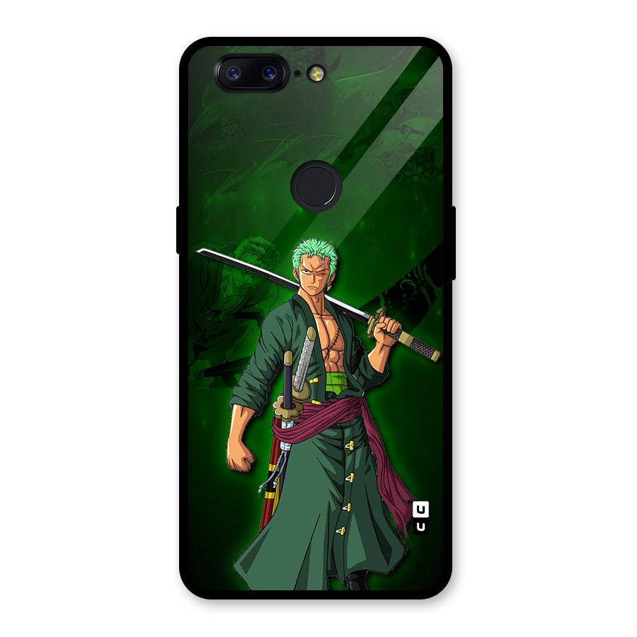 Zoro Ready Glass Back Case for OnePlus 5T