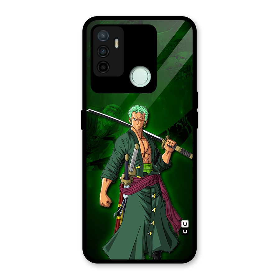 Zoro Ready Glass Back Case for Oppo A53
