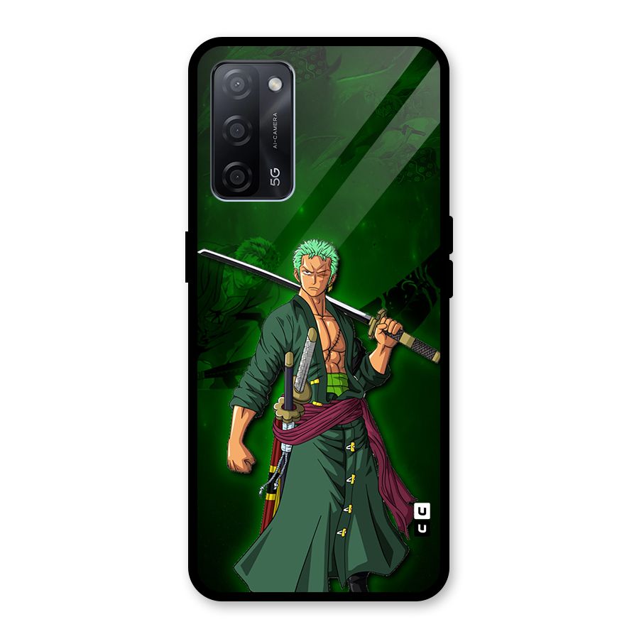 Zoro Ready Glass Back Case for Oppo A53s 5G