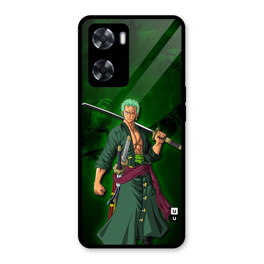Zoro Ready Glass Back Case for Oppo A57 2022
