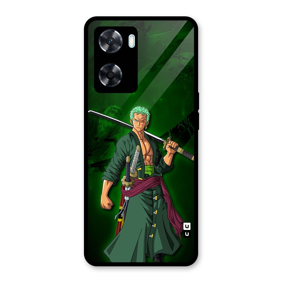 Zoro Ready Glass Back Case for Oppo A77