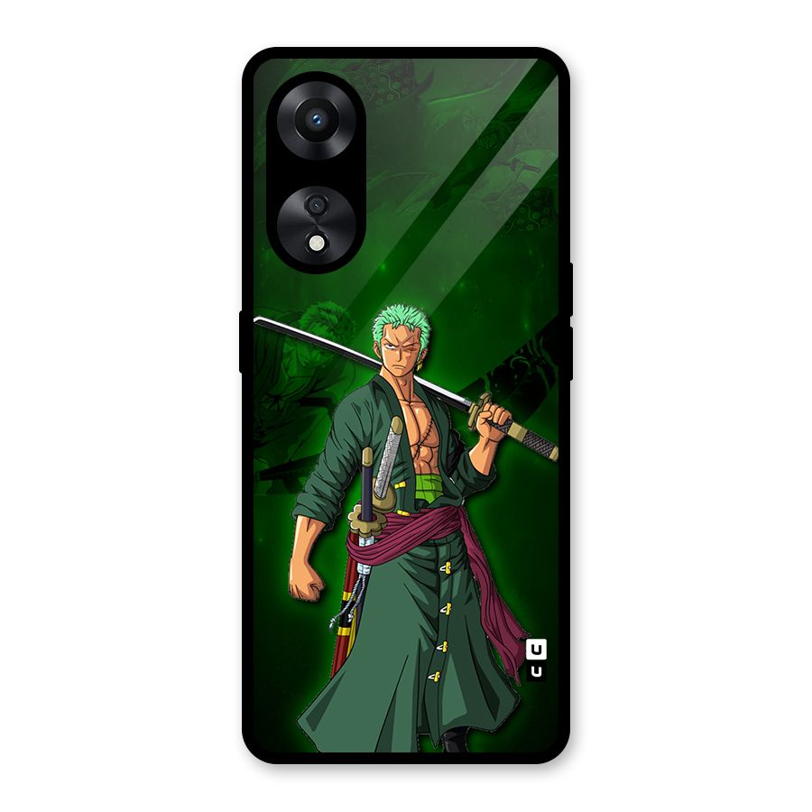 Zoro Ready Glass Back Case for Oppo A78