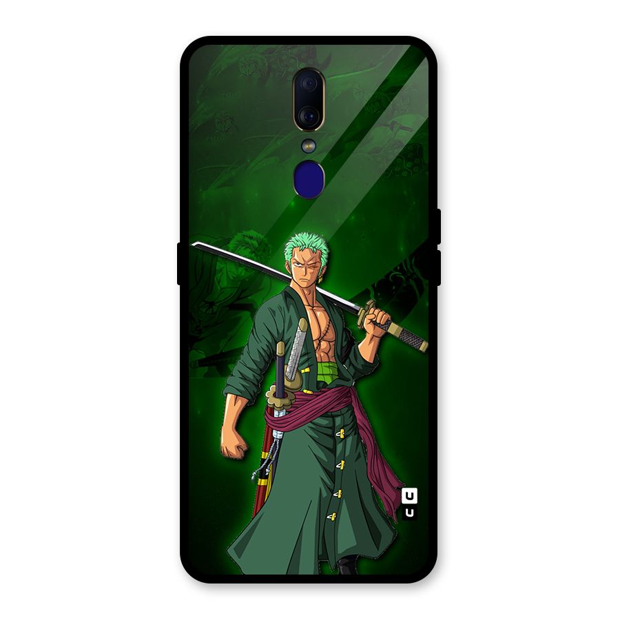 Zoro Ready Glass Back Case for Oppo F11