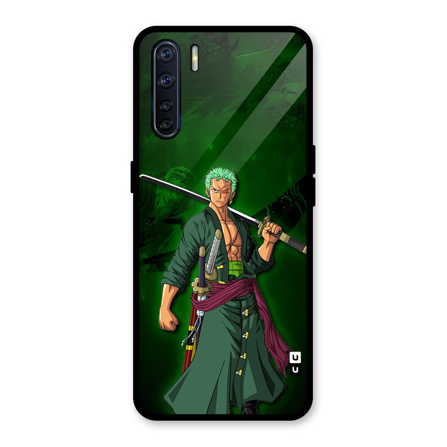 Zoro Ready Glass Back Case for Oppo F15