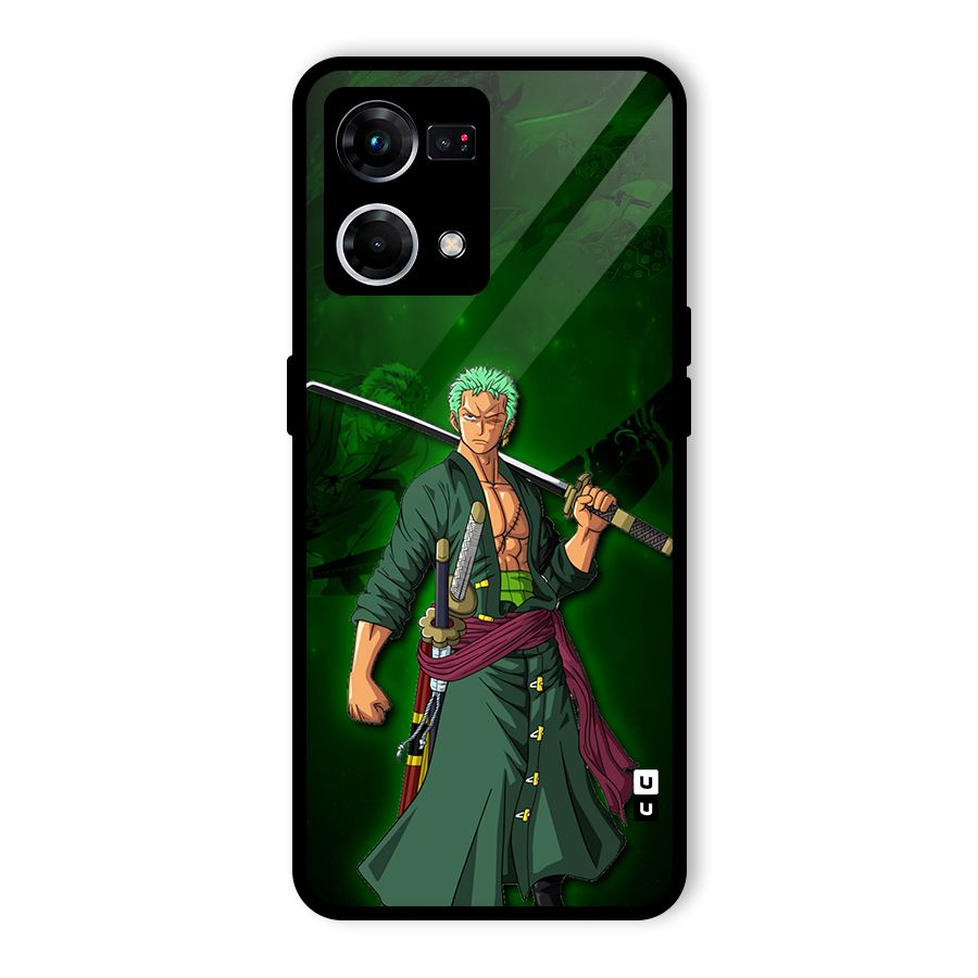 Zoro Ready Glass Back Case for Oppo F21 Pro 4G