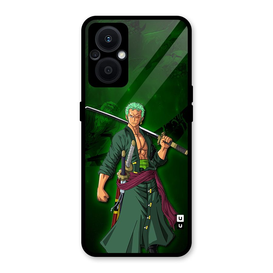 Zoro Ready Glass Back Case for Oppo F21s Pro 5G
