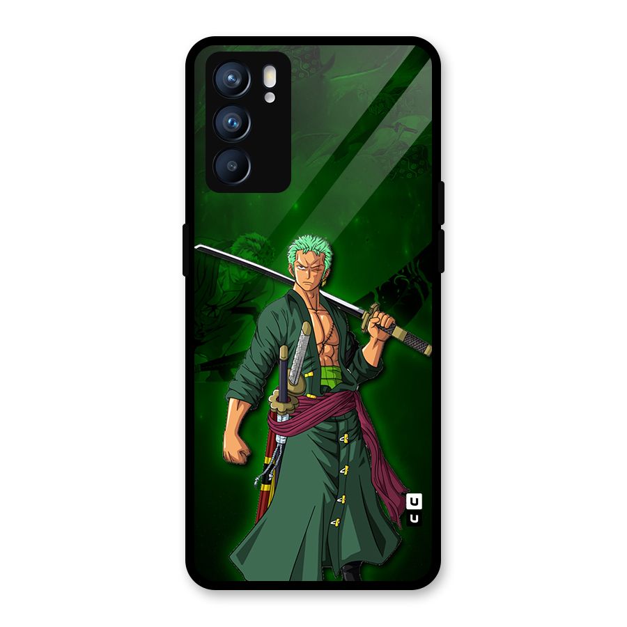 Zoro Ready Glass Back Case for Oppo Reno6 5G