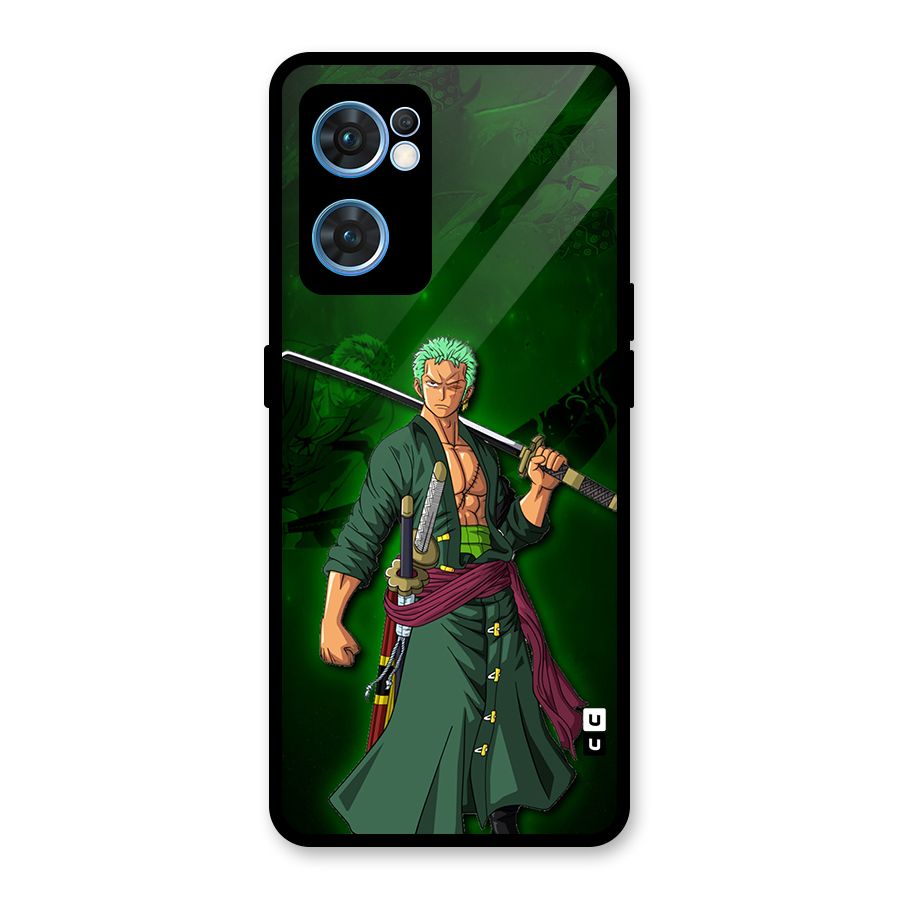 Zoro Ready Glass Back Case for Oppo Reno7 5G