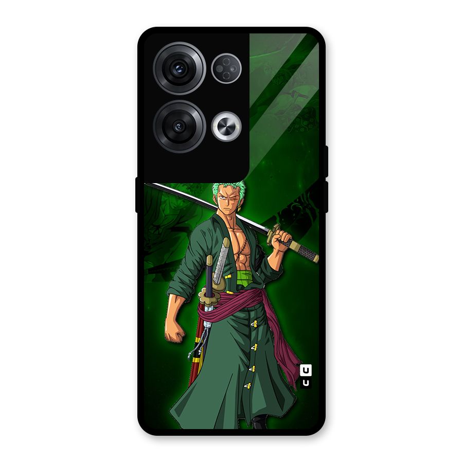 Zoro Ready Glass Back Case for Oppo Reno8 Pro 5G