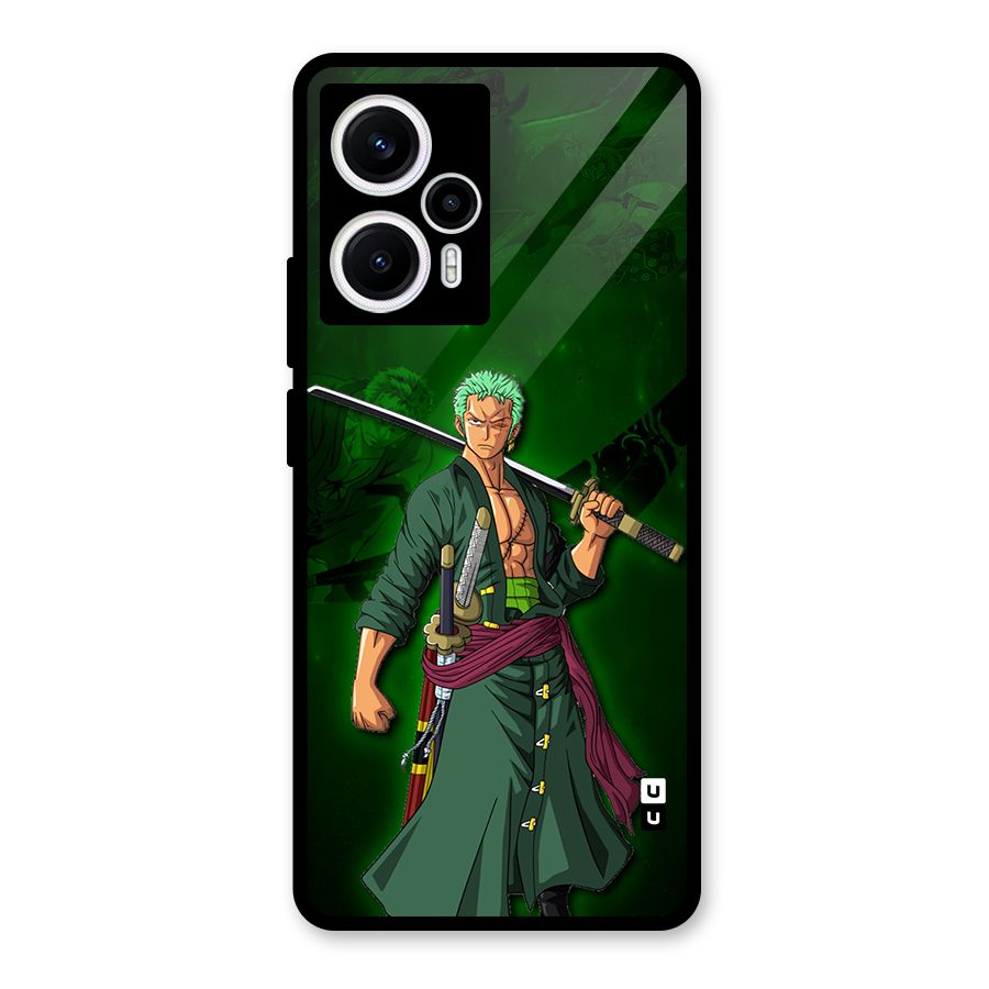 Zoro Ready Glass Back Case for Poco F5