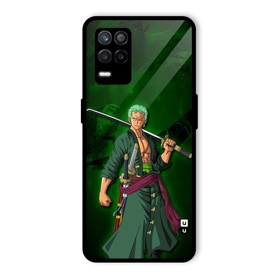 Zoro Ready Glass Back Case for Realme 8s 5G