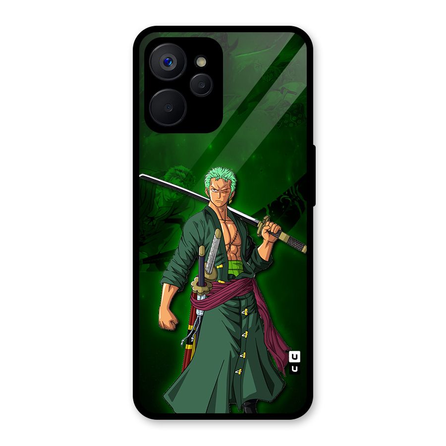 Zoro Ready Glass Back Case for Realme 9i 5G