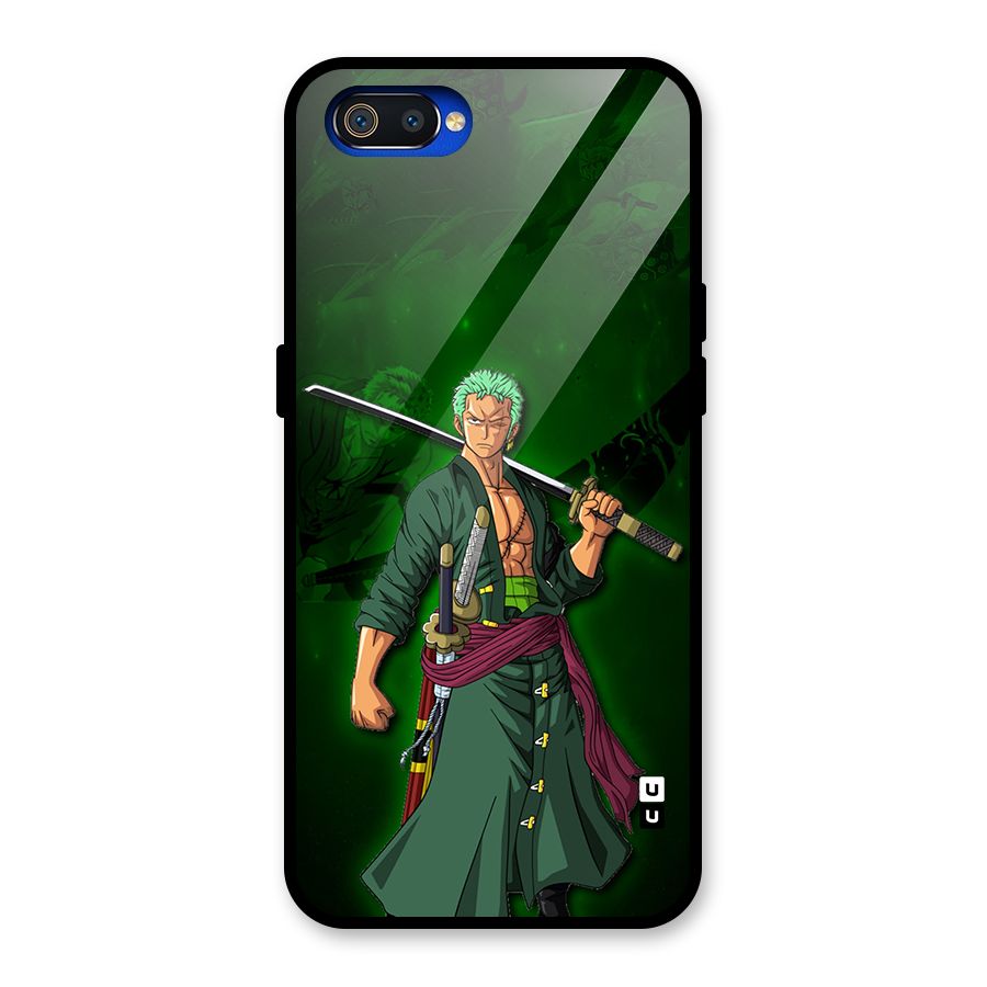Zoro Ready Glass Back Case for Realme C2