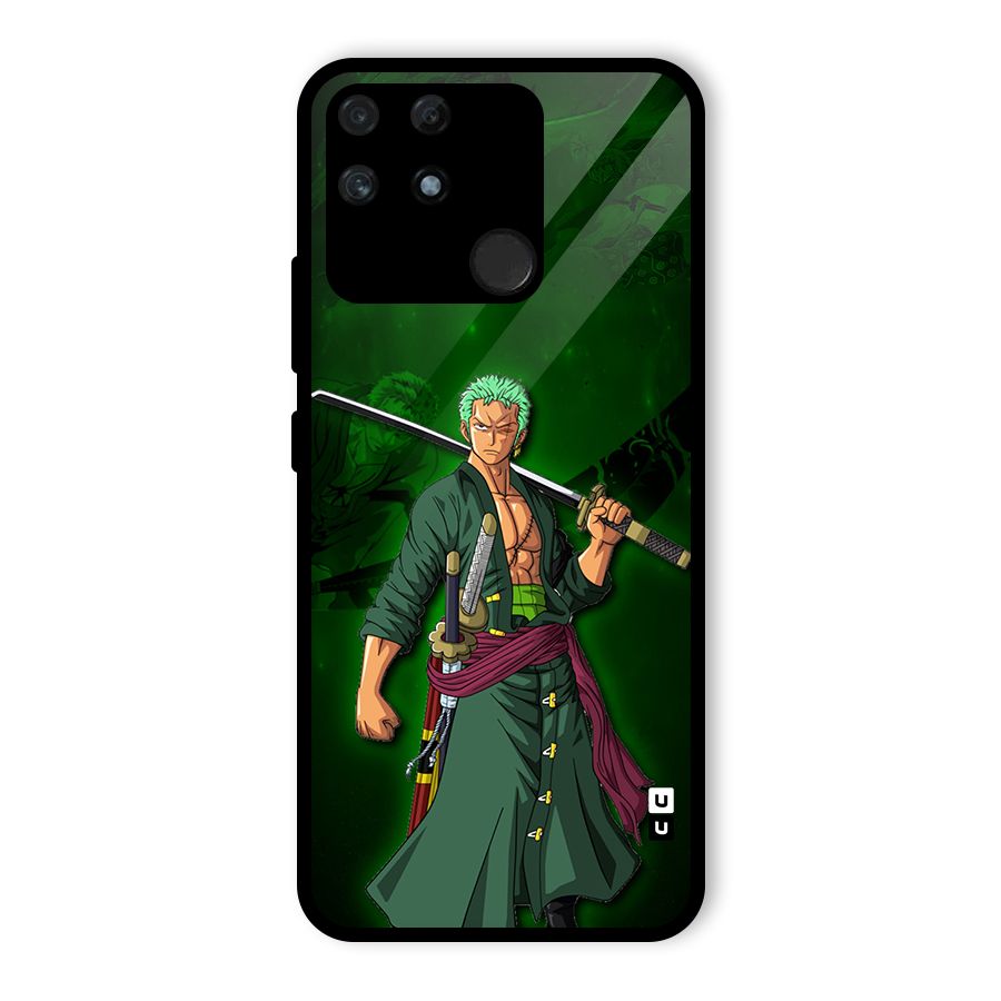 Zoro Ready Glass Back Case for Realme Narzo 50A