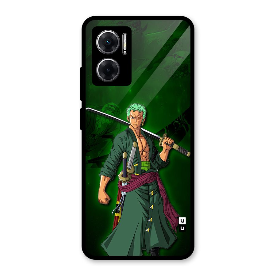 Zoro Ready Glass Back Case for Redmi 11 Prime 5G