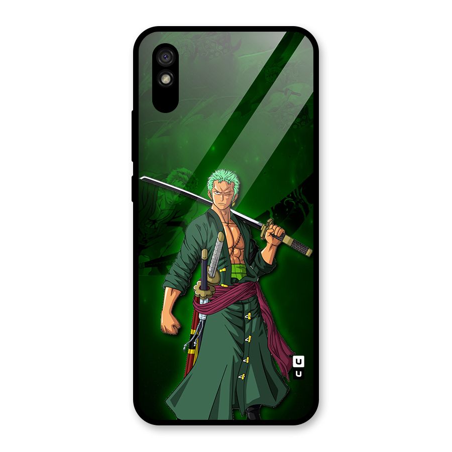 Zoro Ready Glass Back Case for Redmi 9A