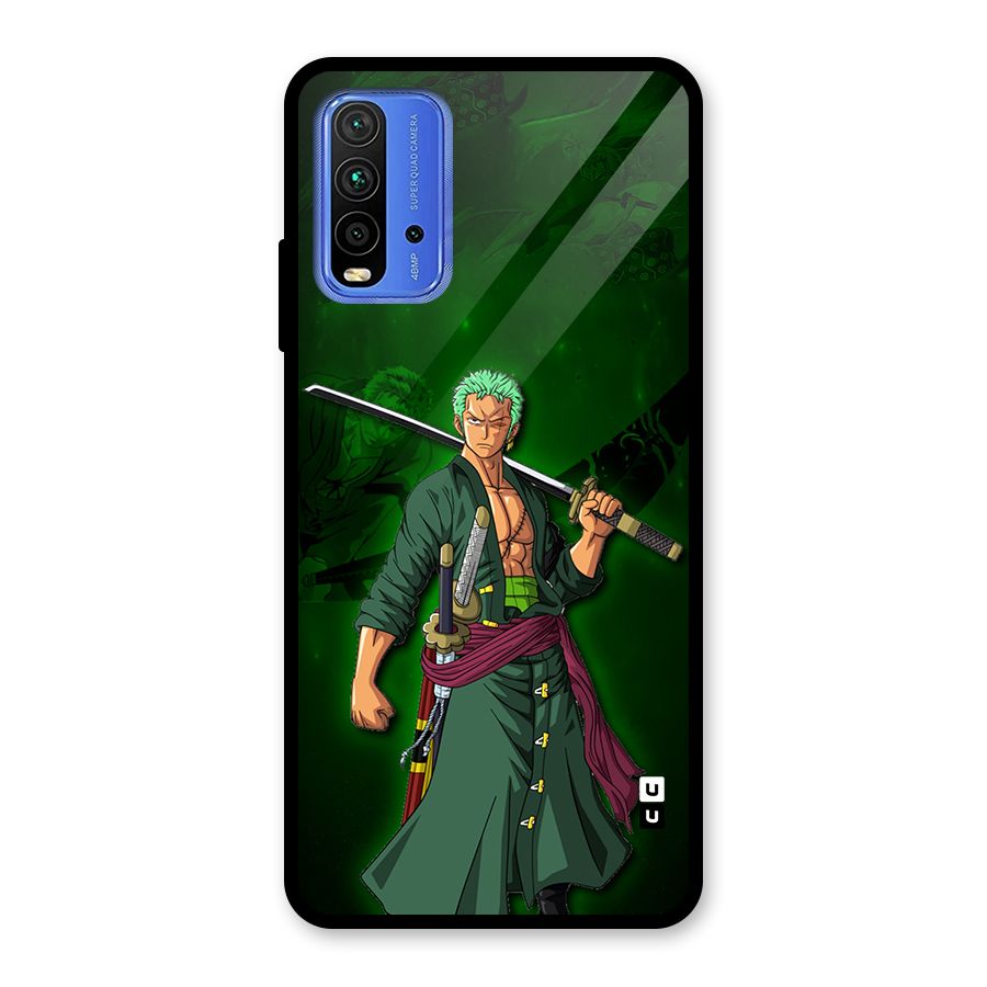 Zoro Ready Glass Back Case for Redmi 9 Power