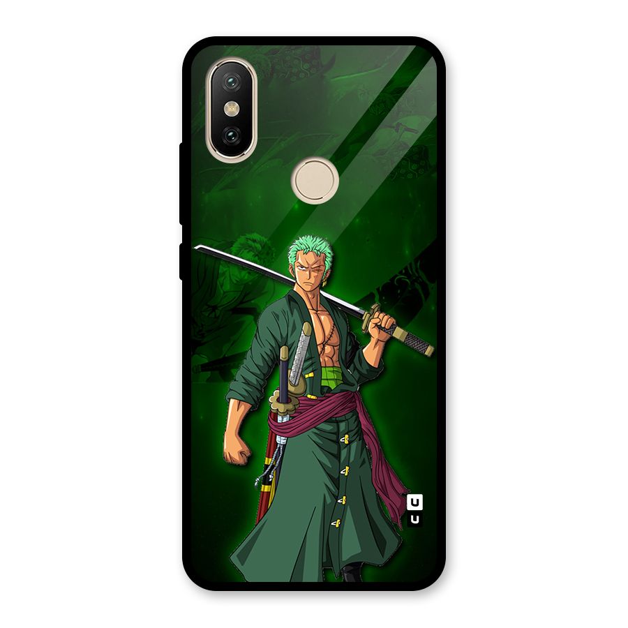 Zoro Ready Glass Back Case for Redmi A2