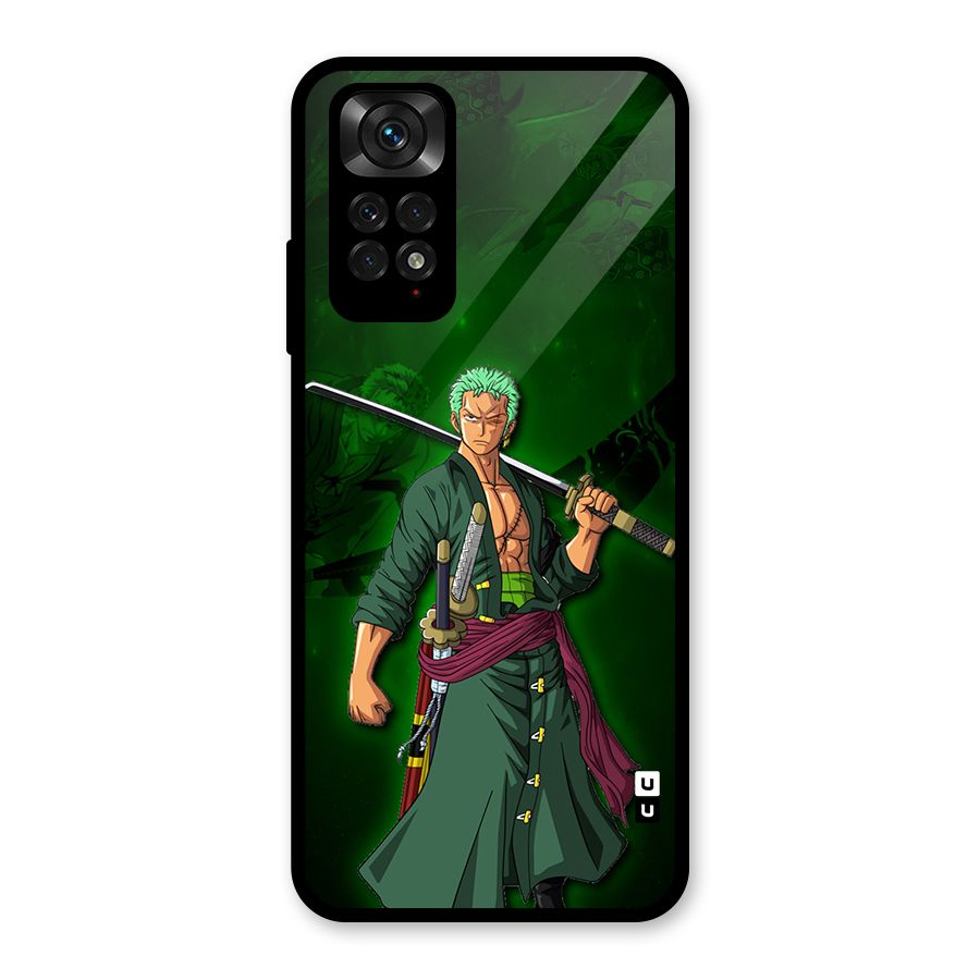 Zoro Ready Glass Back Case for Redmi Note 11