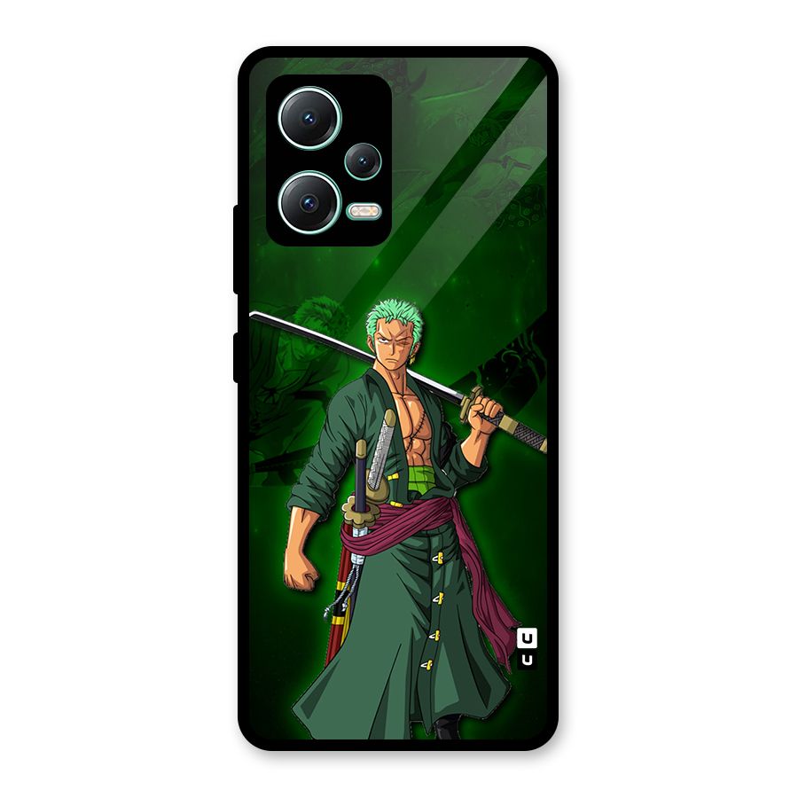 Zoro Ready Glass Back Case for Redmi Note 12 5G