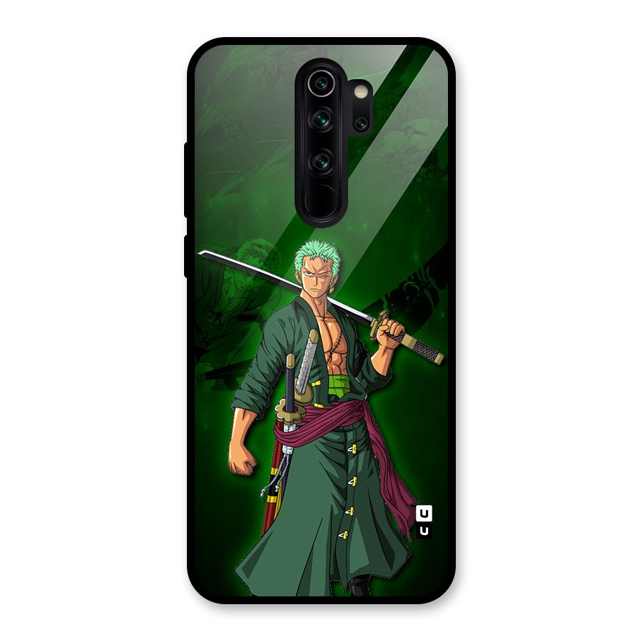 Zoro Ready Glass Back Case for Redmi Note 8 Pro