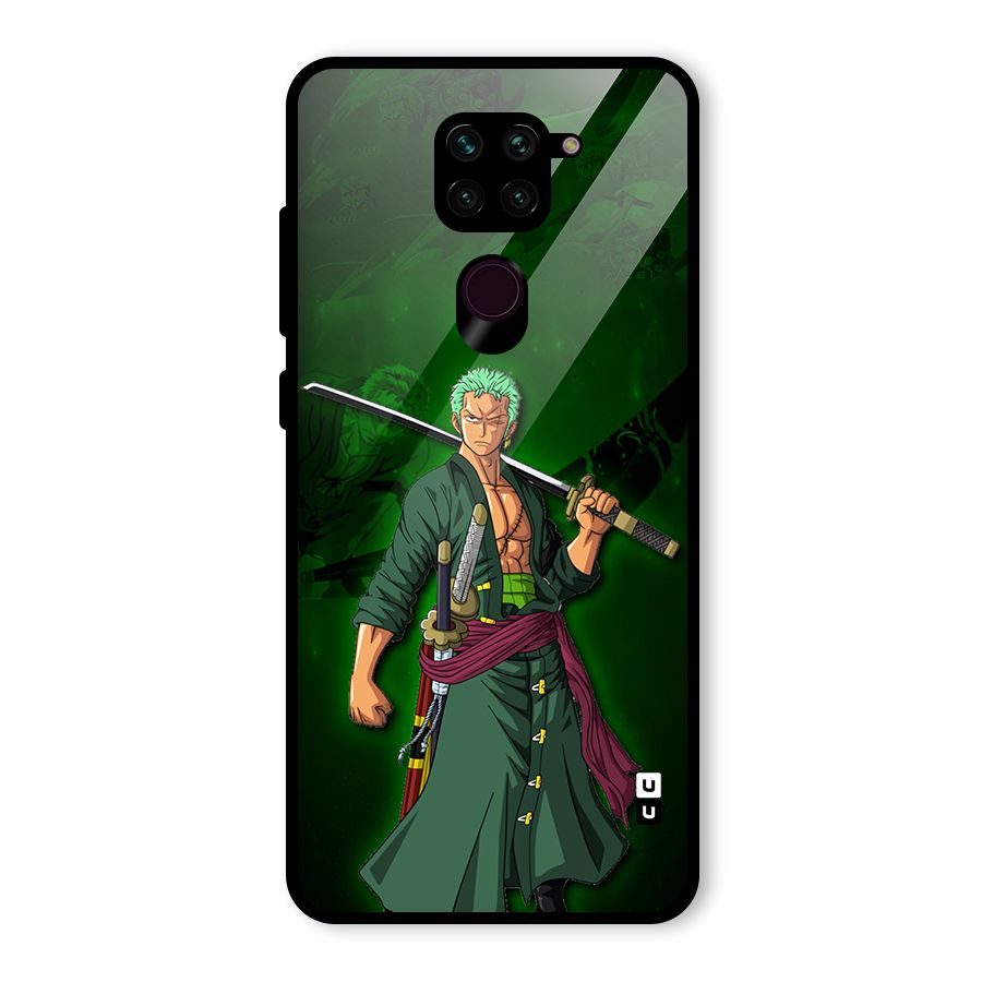 Zoro Ready Glass Back Case for Redmi Note 9