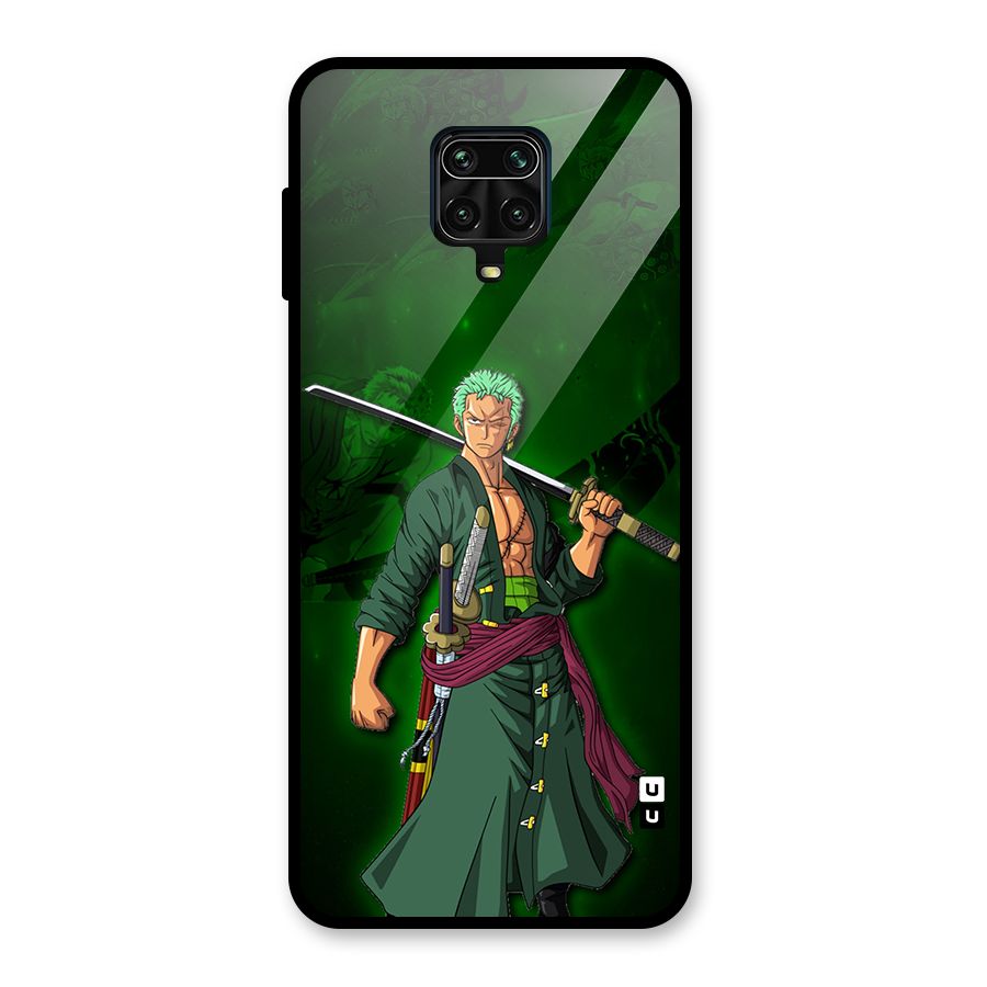 Zoro Ready Glass Back Case for Redmi Note 9 Pro
