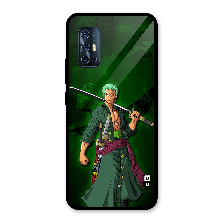 Zoro Ready Glass Back Case for Vivo V17