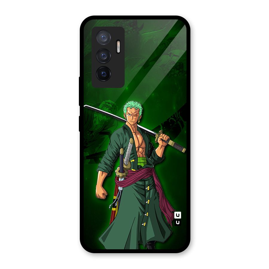 Zoro Ready Glass Back Case for Vivo V23e