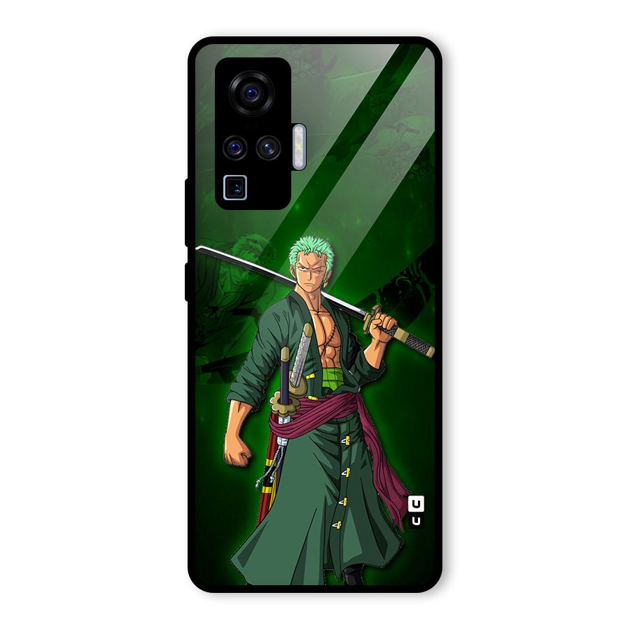 Zoro Ready Glass Back Case for Vivo X50 Pro