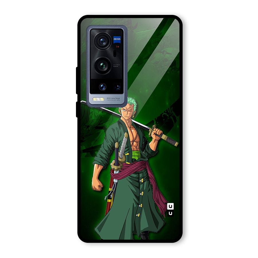 Zoro Ready Glass Back Case for Vivo X60 Pro Plus