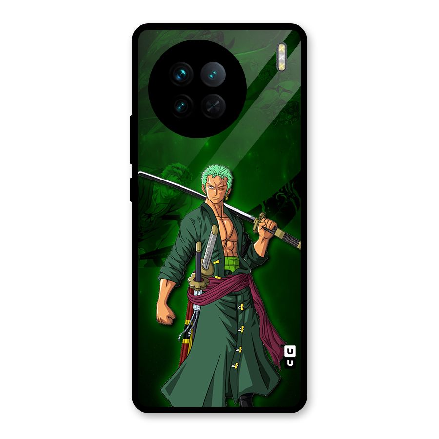 Zoro Ready Glass Back Case for Vivo X90