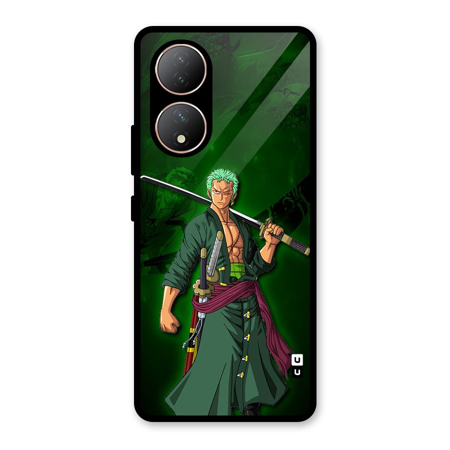 Zoro Ready Glass Back Case for Vivo Y100