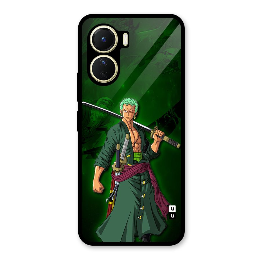 Zoro Ready Glass Back Case for Vivo Y16